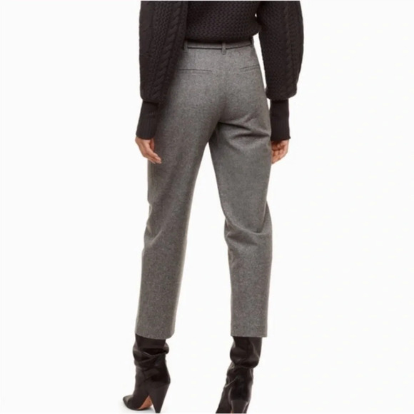 Wilfred Jallade Tie Front High  Rise Wool Trouser Pant
Grey Tweed size 6, office - Picture 4 of 13